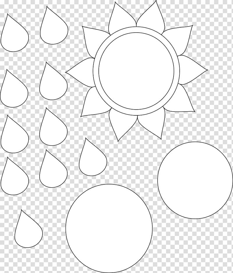 Paper Common sunflower Template , flower transparent background PNG clipart