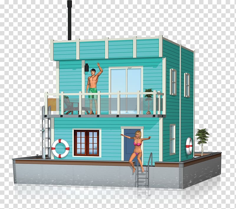 The Sims 3: Island Paradise Electronic Arts Expansion pack Houseboat, Electronic Arts transparent background PNG clipart