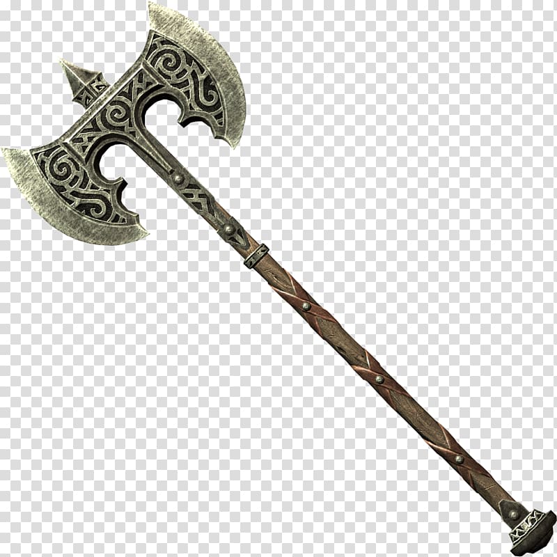 The Elder Scrolls V: Skyrim Battle axe Knife Weapon Sword, knife transparent background PNG clipart