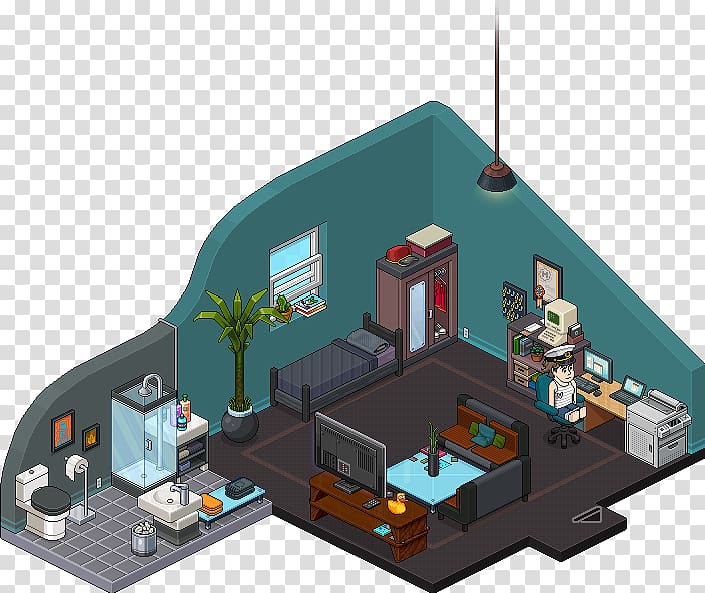 Habbo Sulake Game Hotel Room, hotel transparent background PNG clipart