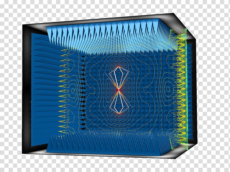 Anechoic chamber COMSOL Multiphysics Radio frequency Room Electromagnetic radiation, wave transparent background PNG clipart