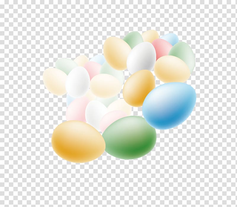 , Free matting eggs look like balloons transparent background PNG clipart