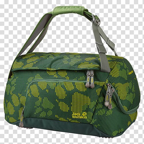 Duffel Bags Handbag Backpack Jack Wolfskin, deep forest transparent background PNG clipart