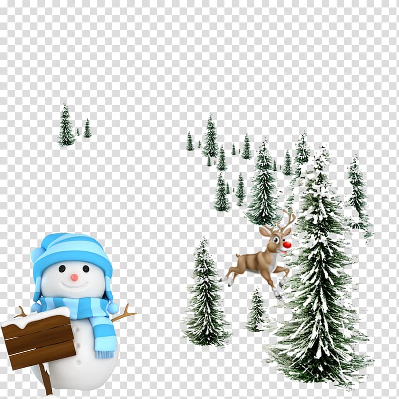 Snowman , Creative winter transparent background PNG clipart