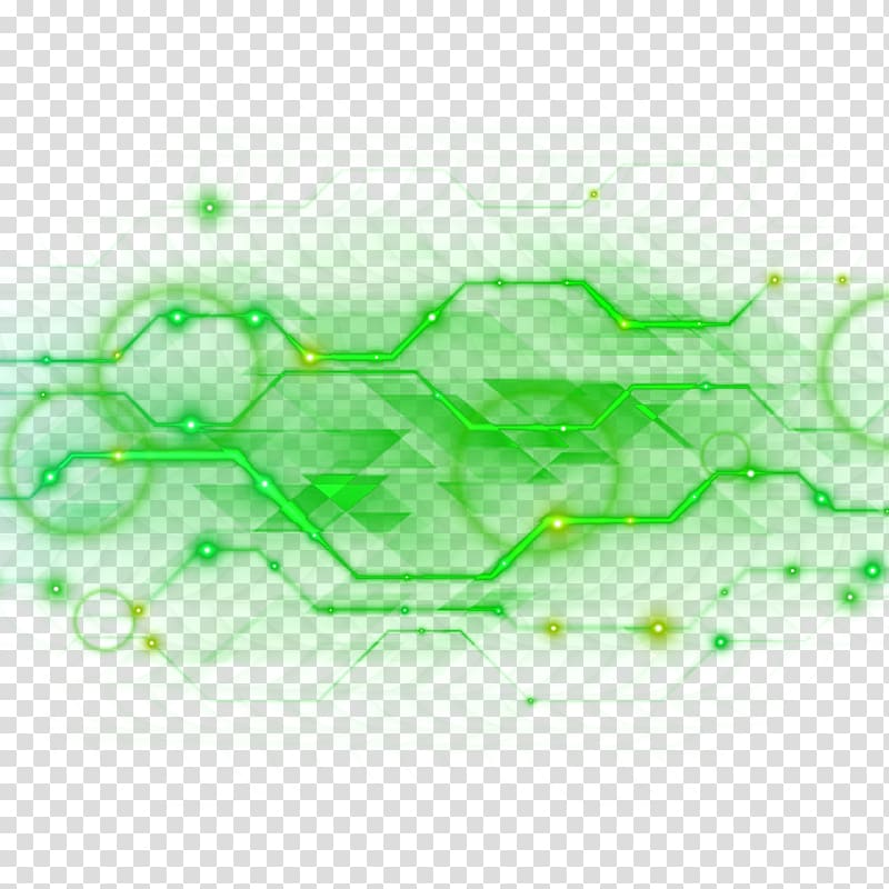 green circuit board, Light Green Luminous efficacy Halo, Green light effect background transparent background PNG clipart