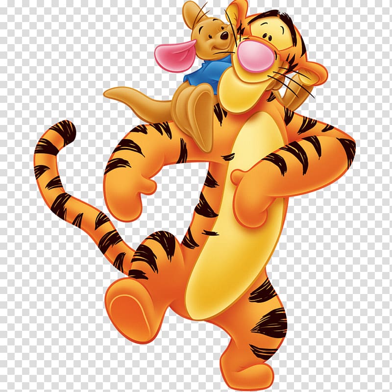 Tigger , Winnie the Pooh Minnie Mouse Tigger Wall decal Sticker, Winnie Pooh transparent background PNG clipart