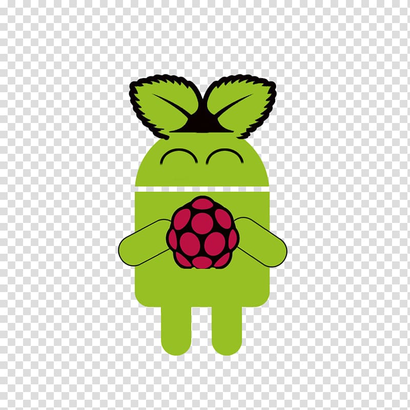 Android Operating Systems iTunes, raspberry transparent background PNG clipart