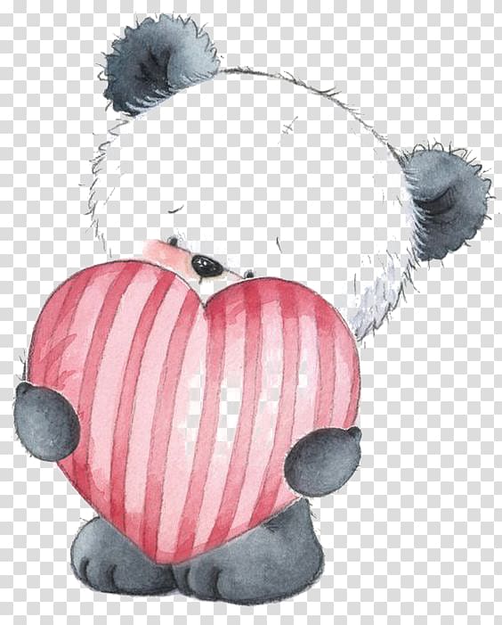 of teddy bear, Giant panda Bear Child Illustration, panda transparent background PNG clipart