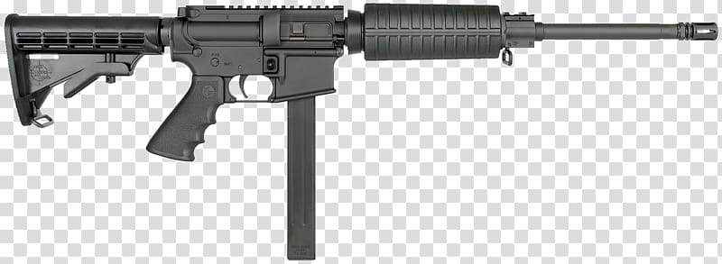 M4 carbine 5.56×45mm NATO .223 Remington Weapon AR-15 style rifle, weapon transparent background PNG clipart