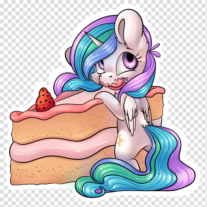 Princess Celestia My Little Pony Princess Luna Drawing, rabbits eat moon cakes transparent background PNG clipart