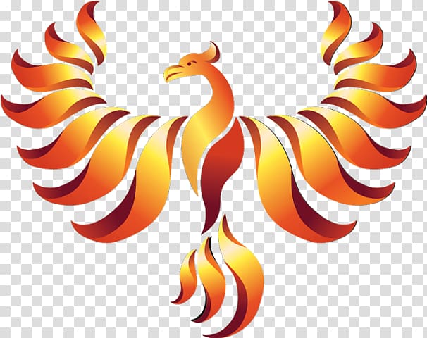 Phoenix Logo Rooster Simurgh, Phoenix transparent background PNG clipart