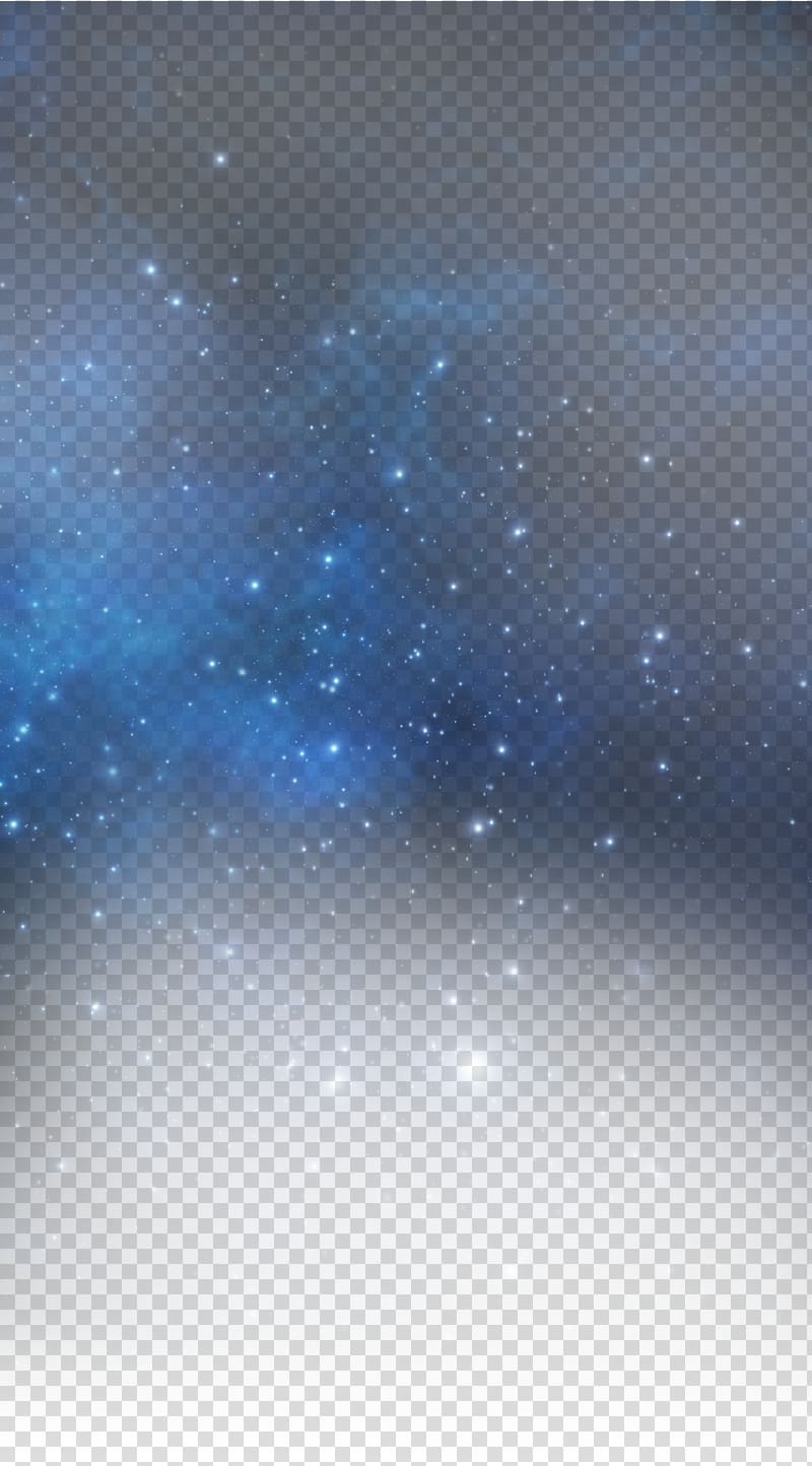 Blue Star Sky Blue Star Galaxy Illustration Transparent