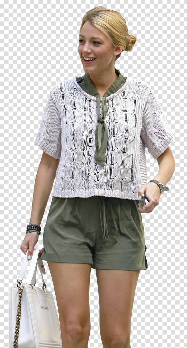Blake Lively Gossip Girl Serena van der Woodsen Clothing Sleeve, lively atmosphere transparent background PNG clipart
