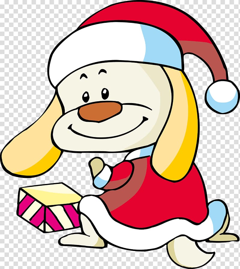 Dog Christmas , Dog transparent background PNG clipart