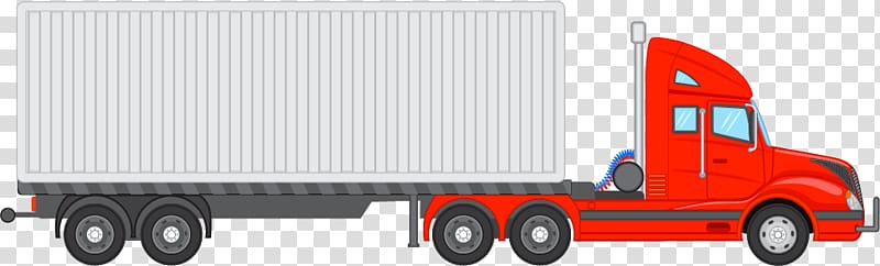 Cargo Commercial vehicle Truck, truck car material transparent background PNG clipart