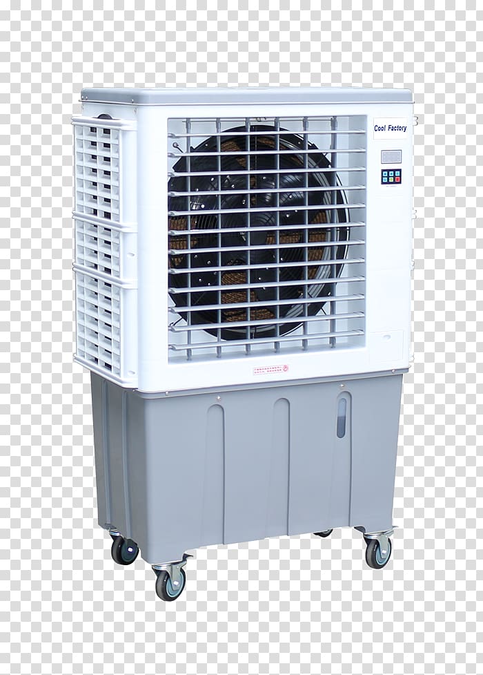 Evaporative cooler Industry Air handler Fan Air conditioning, fan transparent background PNG clipart