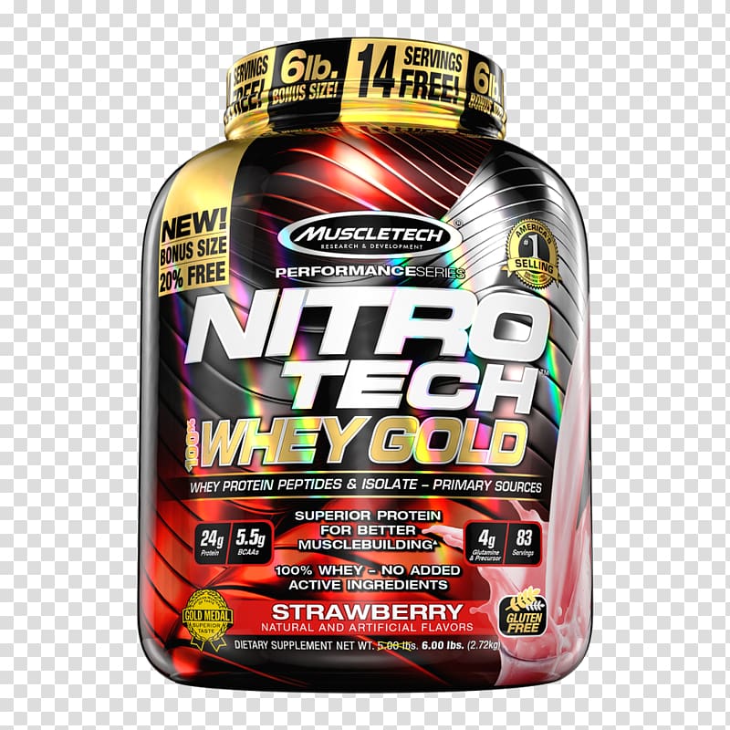 MuscleTech Whey protein isolate, Prozis transparent background PNG clipart