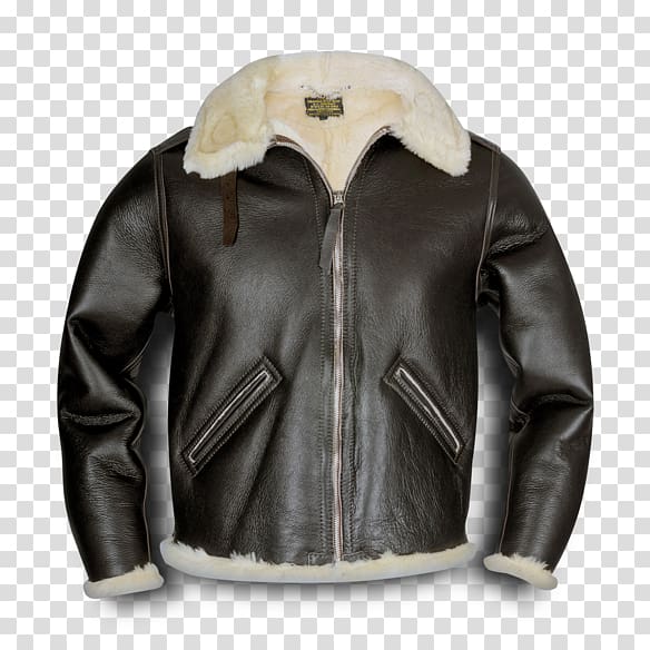 Leather jacket Hoodie Flight jacket Shearling, usaf flight jackets transparent background PNG clipart
