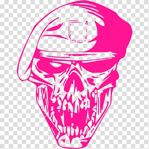 Beret T-shirt Skull Drawing, T-shirt transparent background PNG clipart