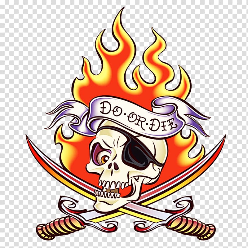 Sailor tattoos Old school (tattoo) Sailor Jerry Tattoo Flash: Michael Malone Collection Tattoo artist, Pirate skull transparent background PNG clipart