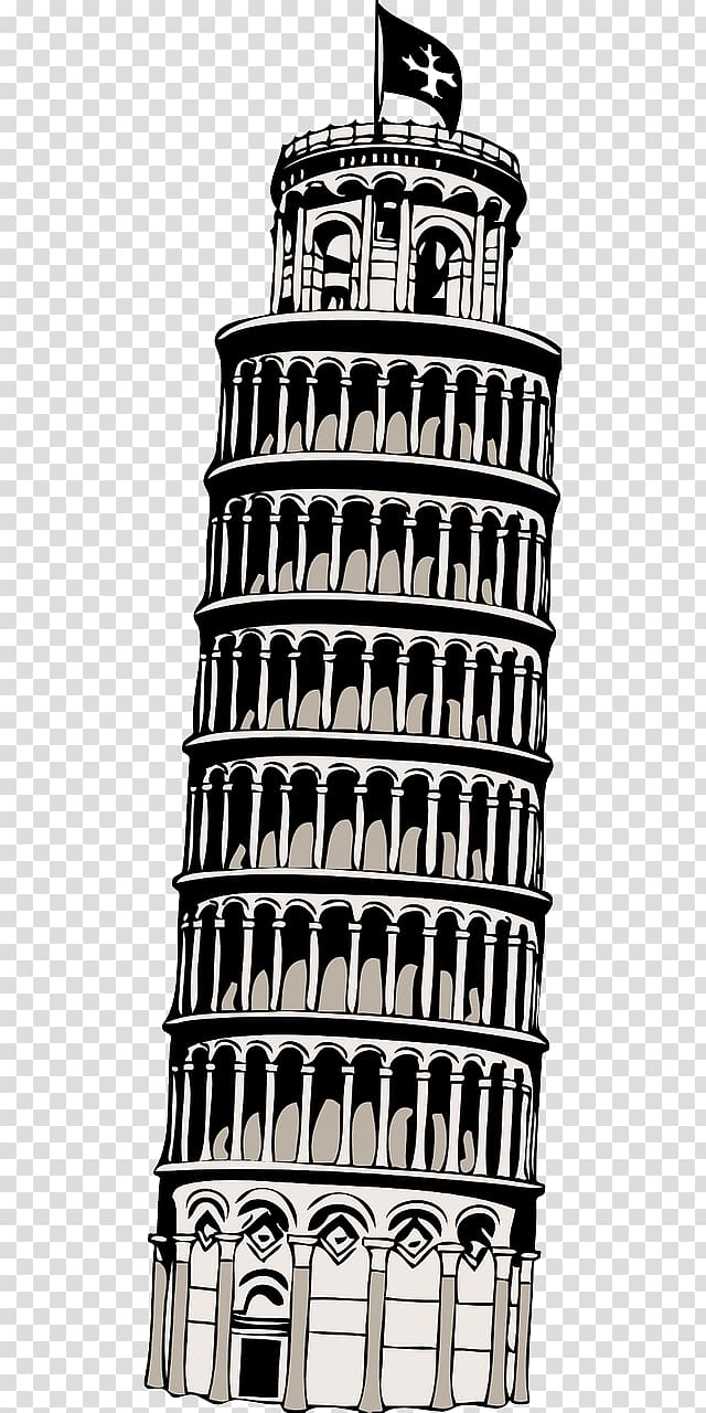 Leaning Tower of Pisa Eiffel Tower , landmark transparent background PNG clipart