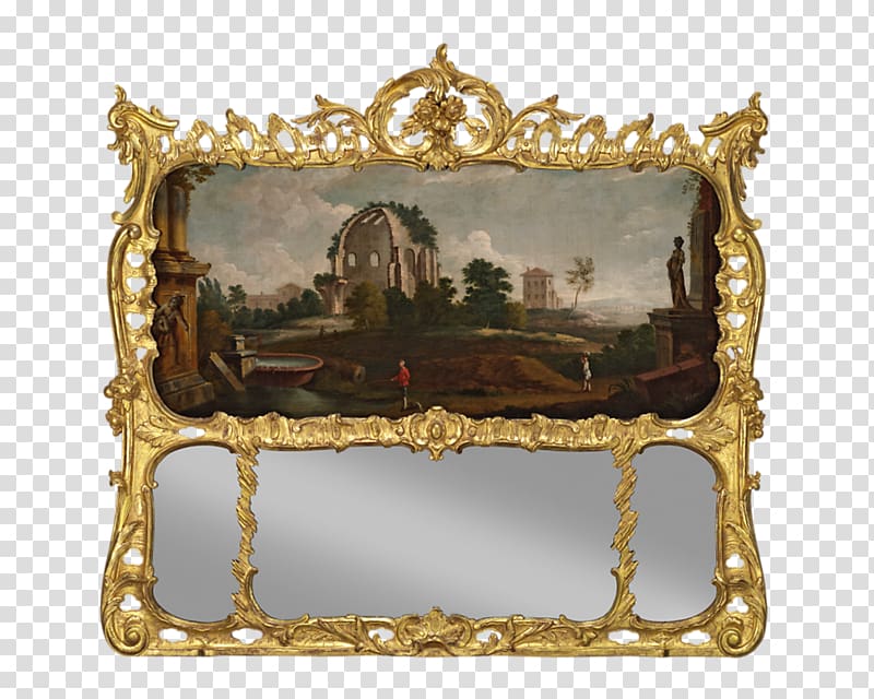 Frames Mirror Rococo Napoleon III style, Napoleon Iii Style transparent background PNG clipart