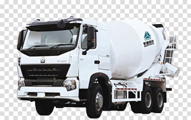 Cement Mixers Truck Concrete Commercial vehicle Heavy Machinery, truck transparent background PNG clipart