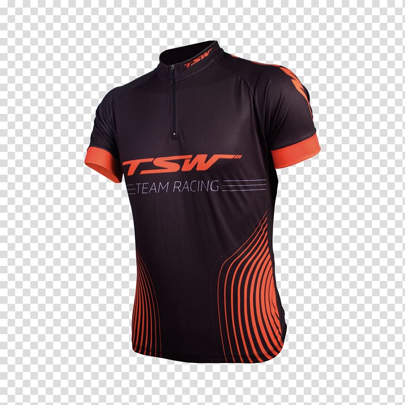 T-shirt Bicycle Cycling team, T-shirt transparent background PNG clipart