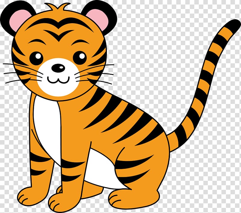 Bengal tiger Cat Golden tiger , Friendly Tiger transparent background PNG clipart