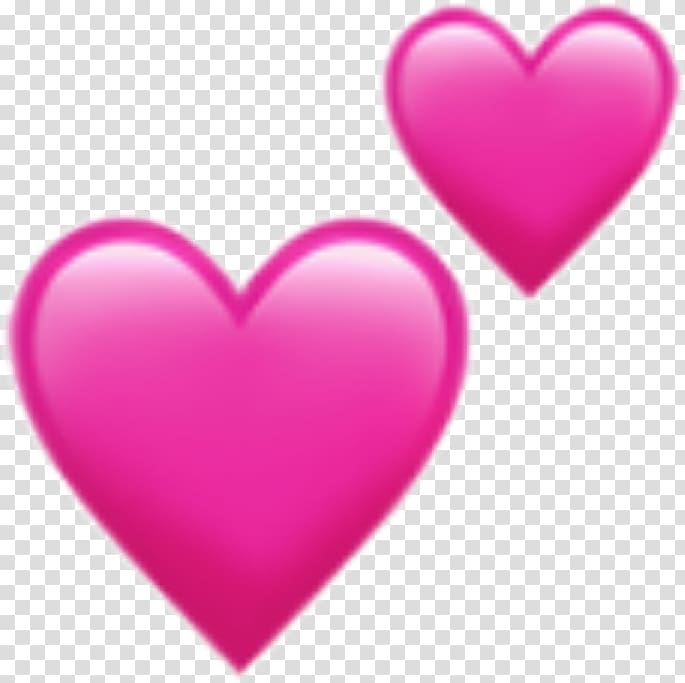two heart illustration, Emoji domain Heart Computer Icons, Emoji transparent background PNG clipart
