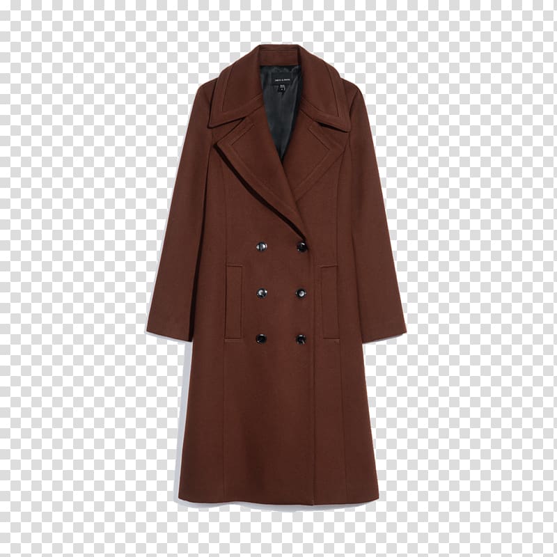 Overcoat Trench coat Wool, Nutmeg transparent background PNG clipart