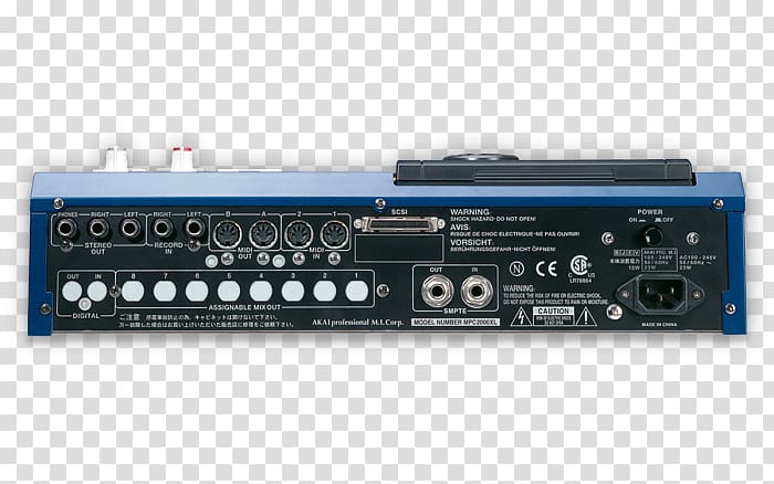 Electronics Electronic Musical Instruments Audio Akai MPC, Akai Mpc 2000 transparent background PNG clipart
