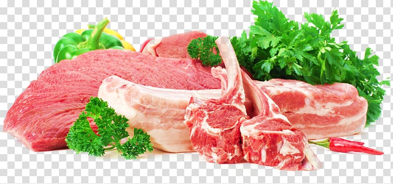 Red meat Food Meat packing industry, meat transparent background PNG clipart