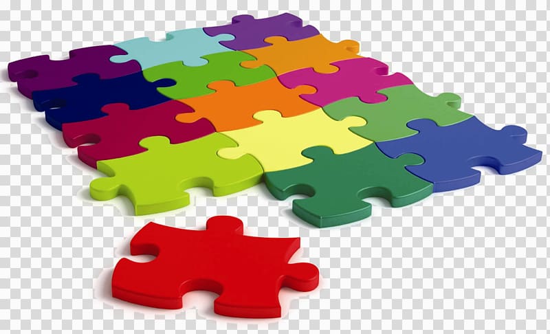 jigsaw puzzle illustration, Puzzle Pieces transparent background PNG clipart