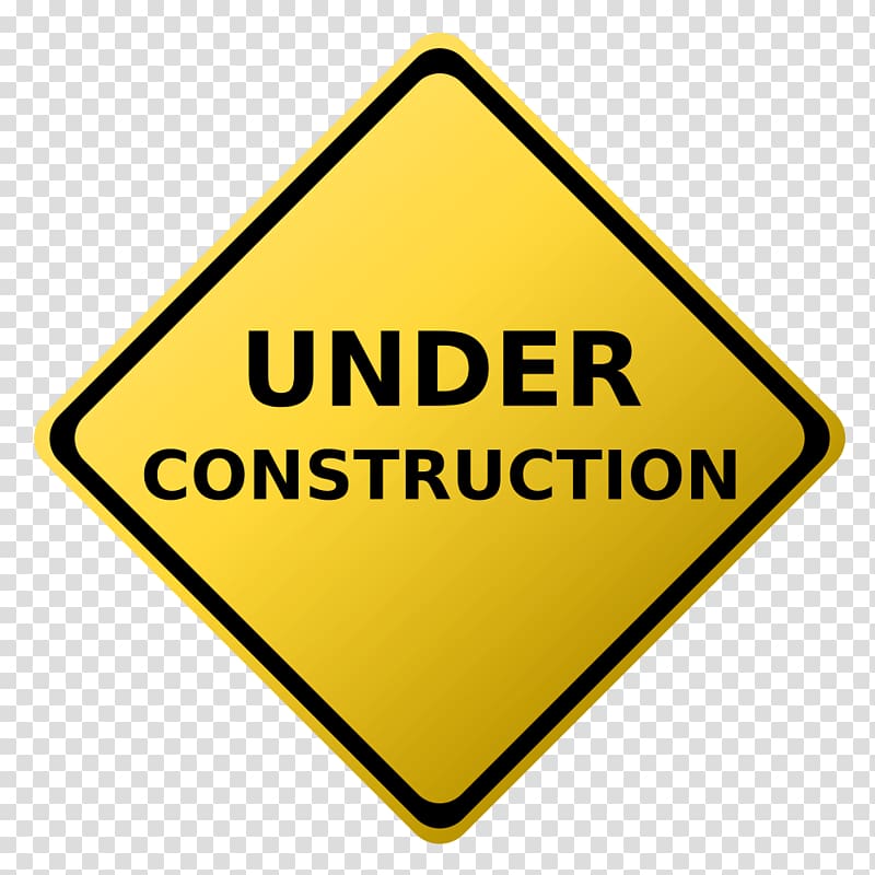 Under construction transparent background PNG clipart