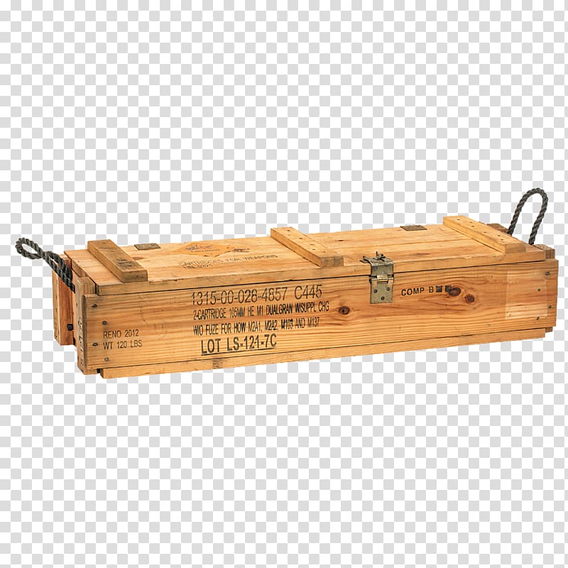 Ammunition box Crate Military surplus, ammunition transparent background PNG clipart