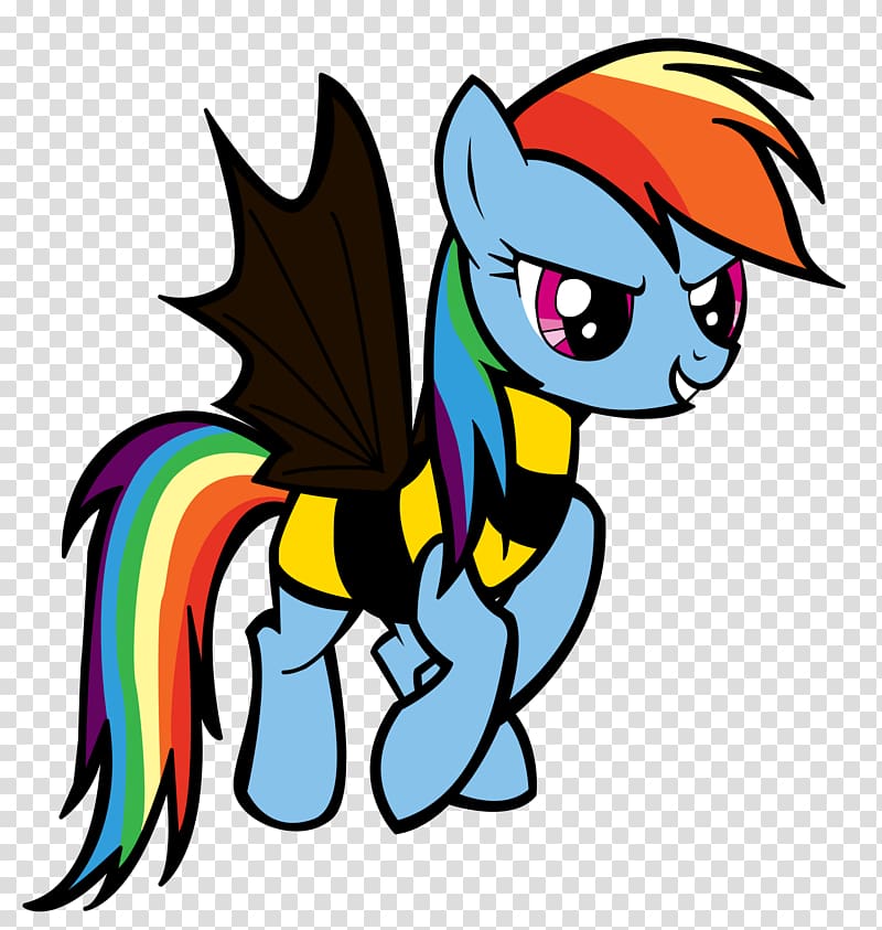 Rainbow Dash My Little Pony Nightmare, rainbow night transparent background PNG clipart