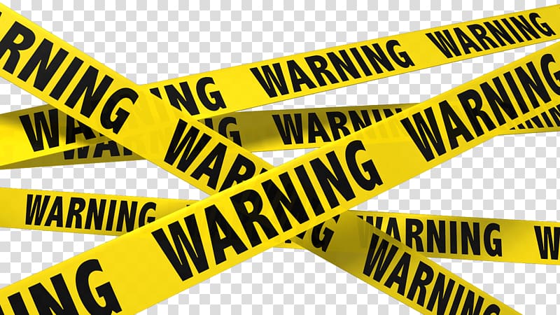 yellow and black Warning tape illustration, Caution Tape transparent background PNG clipart