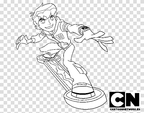 Ben Tennyson Drawing Coloring book Painting Ben 10, painting transparent  background PNG clipart | HiClipart