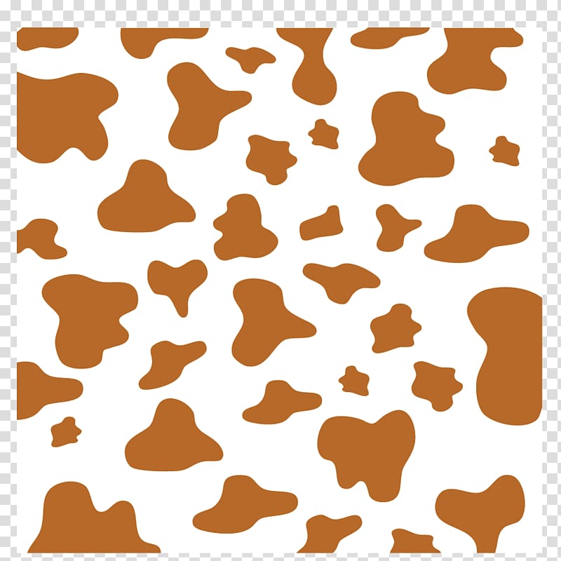 white and brown giraffe skin , Cattle Animal print Printing Textile Zazzle, Striped Cow transparent background PNG clipart