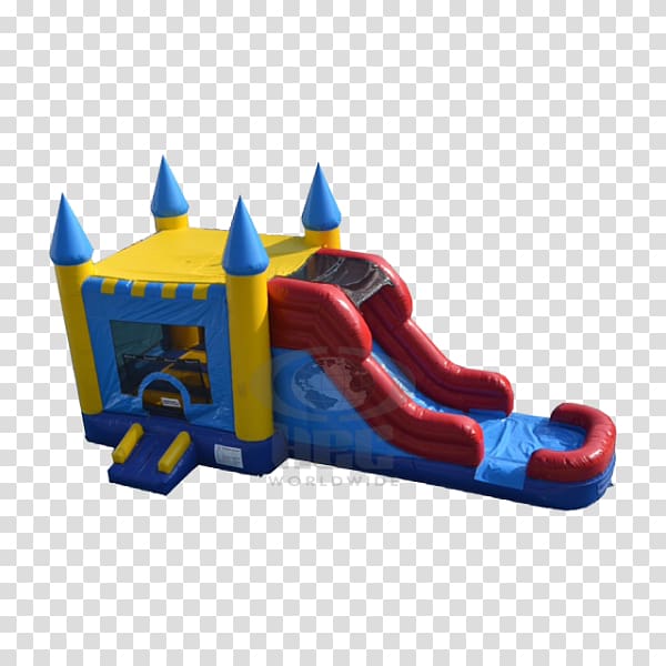 Inflatable Bouncers Playground slide Castle Water slide, Castle transparent background PNG clipart