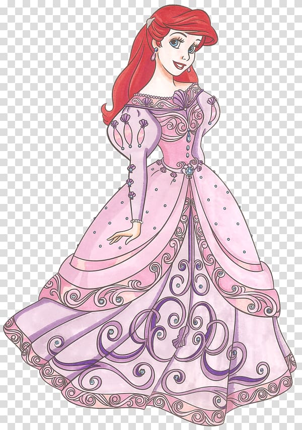 Ariel Cinderella Belle Pocahontas Fa Mulan, ariel mermaid transparent background PNG clipart