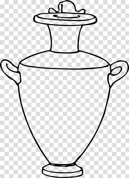 Pottery of ancient Greece Vase Archaic Greece , empty vase transparent background PNG clipart
