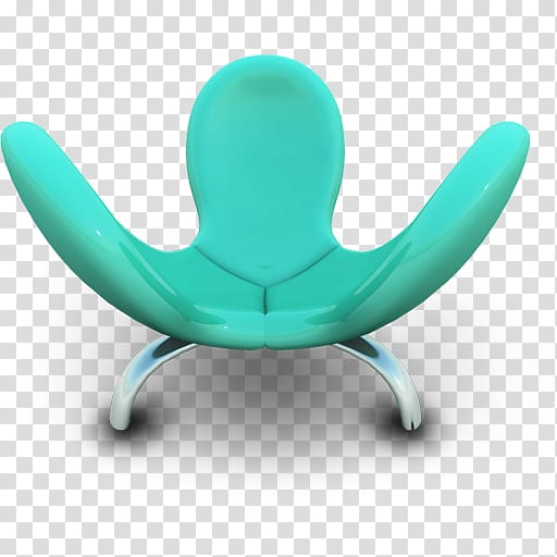 teal plastic chair, turquoise chair furniture, Cyan Seat transparent background PNG clipart