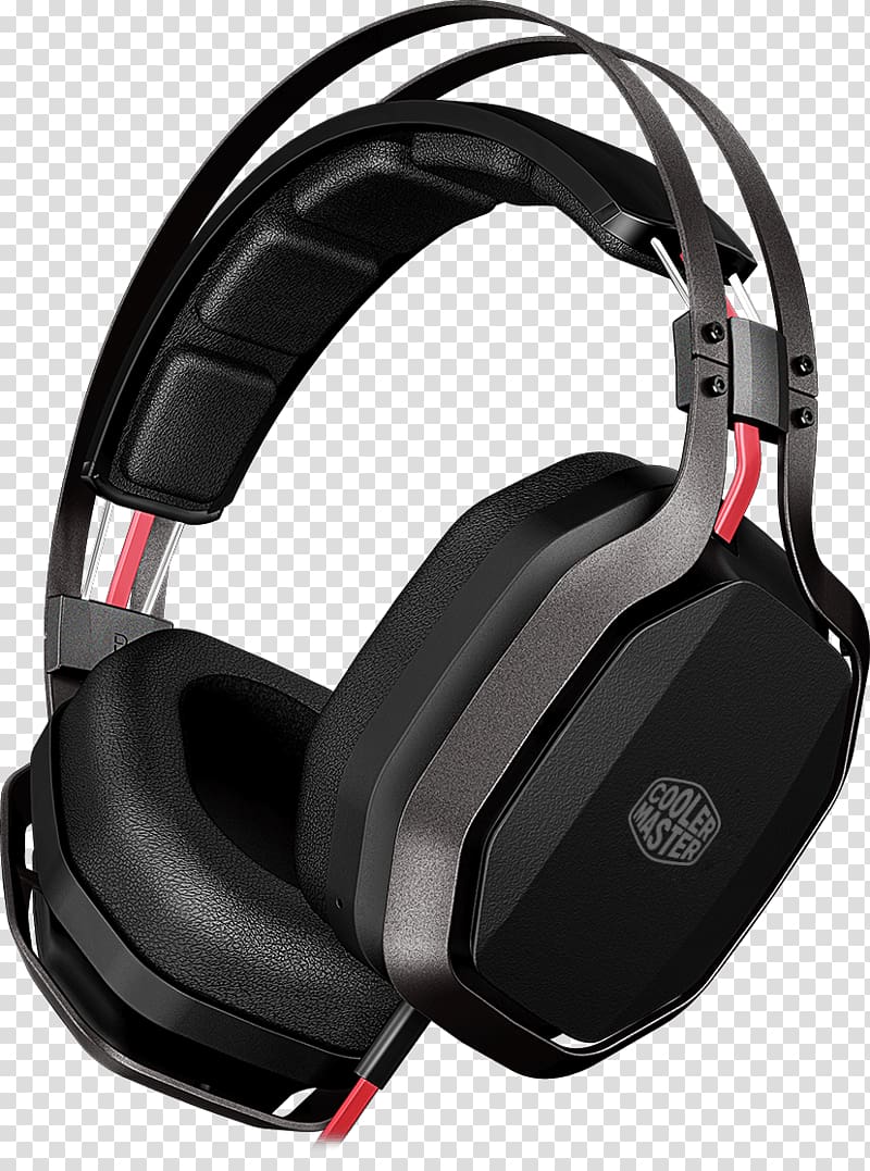 Cooler Master MasterPulse Pro, headphones with mic, Full size, Black Microphone Cooler Master MasterPulse Pro, headphones with mic, Full size, Black, microphone transparent background PNG clipart