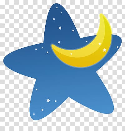 cartoon moon and stars transparent background PNG clipart