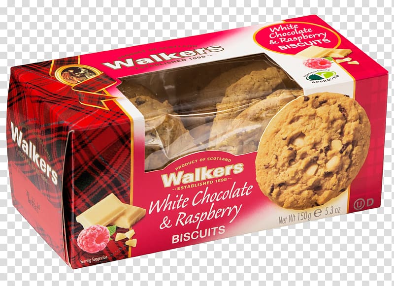 Biscuits Walkers Shortbread Cookie M, raspberry white chocolate transparent background PNG clipart