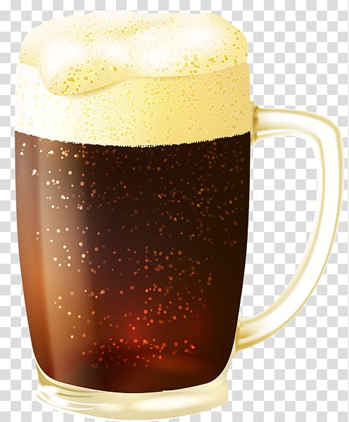 Beer cocktail Root beer Beer glassware, Brown beer cup transparent background PNG clipart