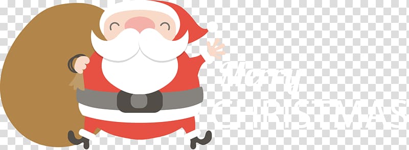 Santa Claus Christmas Euclidean , Lovely Santa Claus material element tag transparent background PNG clipart