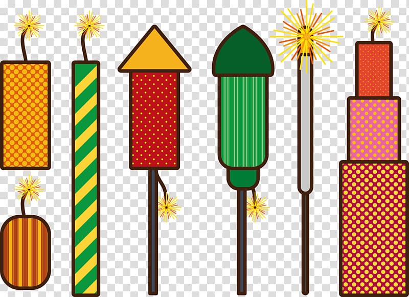 Firecracker Fireworks Party, Chinese New Year fireworks transparent background PNG clipart